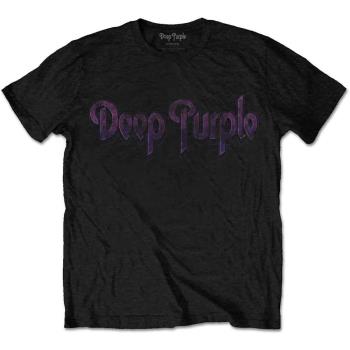 Deep Purple: Unisex T-Shirt/Vintage Logo (Small)