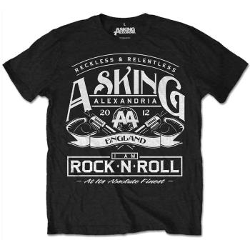 Asking Alexandria: Unisex T-Shirt/Rock N' Roll (Retail Pack) (Medium)