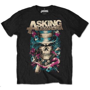 Asking Alexandria: Unisex T-Shirt/Hat Skull (Retail Pack) (Small)
