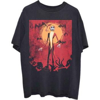 Disney: Unisex T-Shirt/The Nightmare Before Christmas Jack Orange Sun (Large)