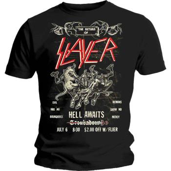 Slayer: Unisex T-Shirt/Vintage Flyer (Small)
