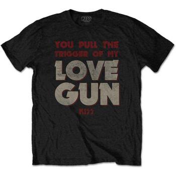 KISS: Unisex T-Shirt/Pull The Trigger (Large)