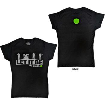 The Beatles: Ladies T-Shirt/Rooftop (Back Print) (XX-Large)