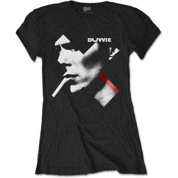David Bowie: Ladies T-Shirt/X Smoke Red (X-Large)