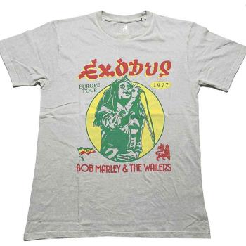 Bob Marley: Unisex T-Shirt/1977 Tour (Wash Collection) (Small)