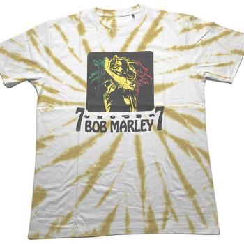 Bob Marley: Unisex T-Shirt/77 (Wash Collection) (Large)