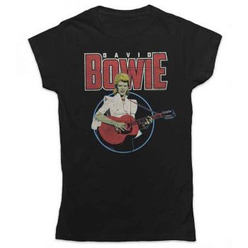 David Bowie: Ladies T-Shirt/Acoustic Bootleg (Small)