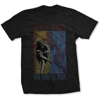 Guns N Roses: Guns N' Roses Unisex T-Shirt/Use Your Illusion (Large)