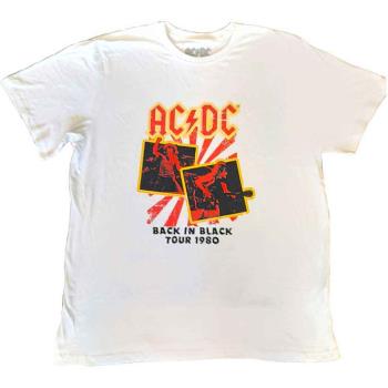 AC/DC: Unisex T-Shirt/Back in Black Tour 1980 (XXXX-Large)