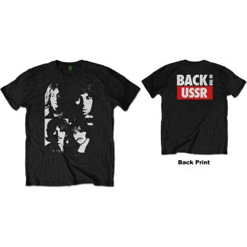 The Beatles: Unisex T-Shirt/Back in the USSR (Back Print) (Large)