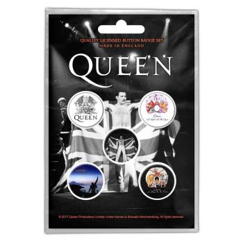 Queen: Button Badge Pack/Freddie (Retail Pack)
