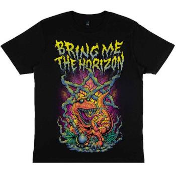Bring Me The Horizon: Unisex T-Shirt/Smoking Dinosaur (Small)