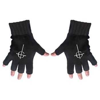 Ghost: Unisex Fingerless Gloves/Ghost Cross (Black)