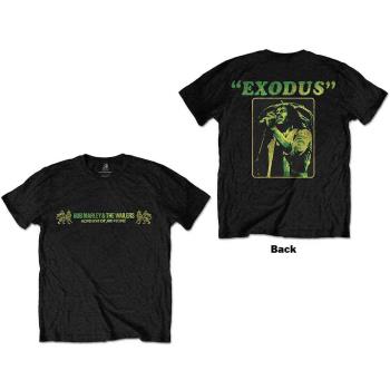 Bob Marley: Unisex T-Shirt/Exodus (Back Print) (Large)