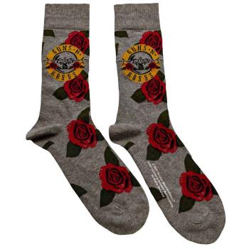 Guns N Roses: Guns N' Roses Unisex Ankle Socks/Bullet Roses (UK Size 7 - 11)