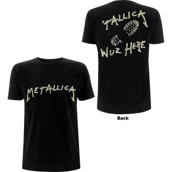 Metallica: Unisex T-Shirt/Wuz Here (Back Print) (Large)