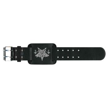 Dark Funeral: Leather Wrist Strap/Logo