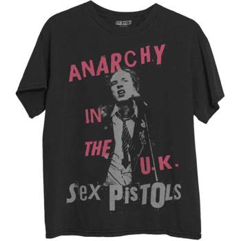 The Sex Pistols: Unisex T-Shirt/Anarchy in the UK (Large)