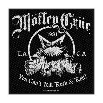 Mötley Crue: Standard Woven Patch/You Can't Kill Rock n' Roll