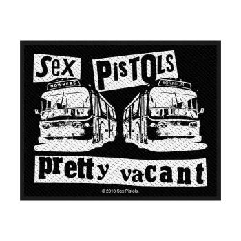 The Sex Pistols: Standard Woven Patch/Pretty Vacant (Retail Pack)