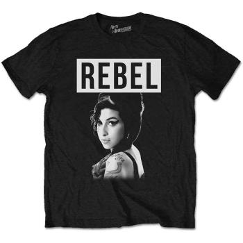 Amy Winehouse: Unisex T-Shirt/Rebel (Large)