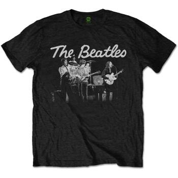 The Beatles: Unisex T-Shirt/1968 Live Photo (Large)