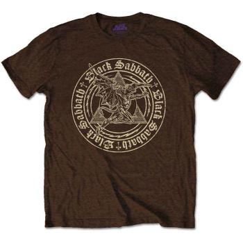 Black Sabbath: Unisex T-Shirt/Henry Pyramid Emblem (Medium)