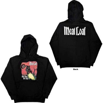 Meat Loaf: Unisex Pullover Hoodie/Bat Out Of Hell (Back Print) (Large)