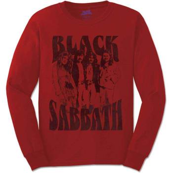 Black Sabbath: Unisex Long Sleeve T-Shirt/Band and Logo (Small)
