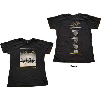 U2: Ladies T-Shirt/I+E Tour Bed Photo (Back Print) (Ex-Tour) (Medium)