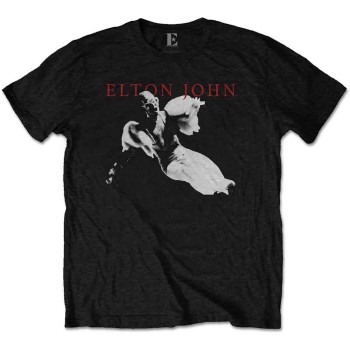 Elton John: Unisex T-Shirt/Homage 1 (Black) (X-Large)