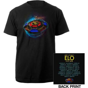 ELO: Unisex T-Shirt/2018 Tour Logo (Back Print) (Ex-Tour) (Large)