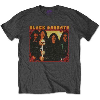 Black Sabbath: Unisex T-Shirt/Japan Photo (Charcoal Grey) (Medium)
