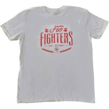 Foo Fighters: Unisex T-Shirt/100% Organic (Ex-Tour) (Large)