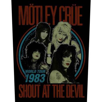 Mötley Crue: Back Patch/Shout at the Devil World Tour 83