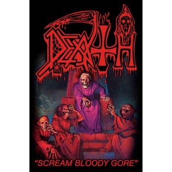 Death: Textile Poster/Scream Bloody Gore