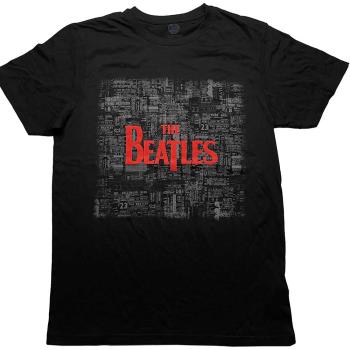 The Beatles: Unisex Hi-Build T-Shirt/Tickets & Logo (X-Large)