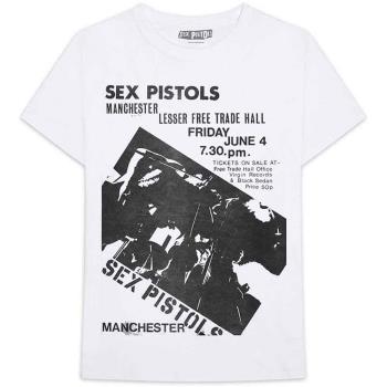 The Sex Pistols: Unisex T-Shirt/Manchester Flyer (X-Small)