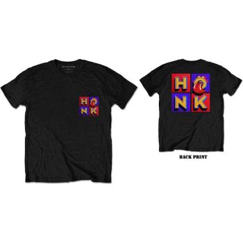 The Rolling Stones: Unisex T-Shirt/Honk Album F&B (Back Print) (X-Large)