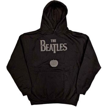 The Beatles: Unisex Pullover Hoodie/Drop T Logo & Apple (Hi-Build) (X-Large)