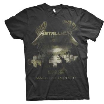 Metallica: Unisex T-Shirt/Master of Puppets Distressed (X-Large)