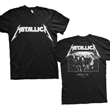 Metallica: Unisex T-Shirt/Master of Puppets Photo (Back Print) (Medium)