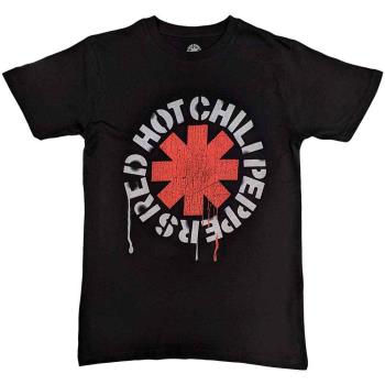 Red Hot Chili Peppers: Unisex T-Shirt/Stencil (Medium)