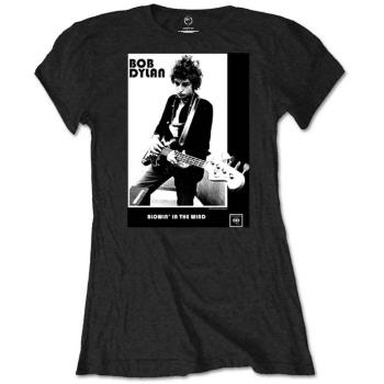 Bob Dylan: Ladies T-Shirt/Blowing in the Wind (Retail Pack) (Large)