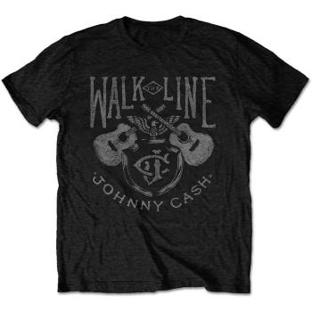 Johnny Cash: Unisex T-Shirt/Walk The Line (Large)
