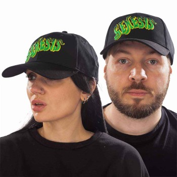 Genesis: Unisex Baseball Cap/Green Classic Logo (Black)