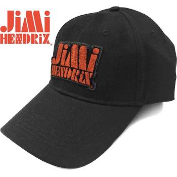 Jimi Hendrix: Unisex Baseball Cap/Orange Stencil Logo
