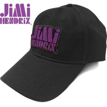 Jimi Hendrix: Unisex Baseball Cap/Purple Stencil Logo