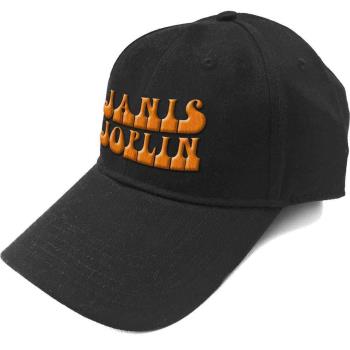 Janis Joplin: Unisex Baseball Cap/Orange Logo