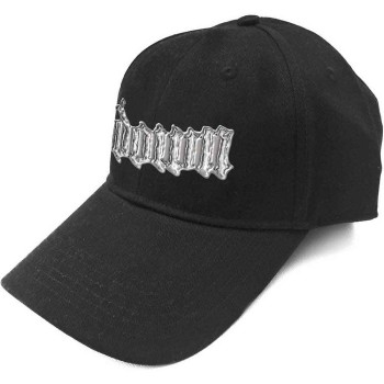 Down: Unisex Baseball Cap/Sonic Silver Logo (Black)